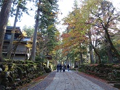 永平寺の参道の風景です。