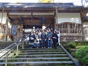 永平寺にて集合写真です。